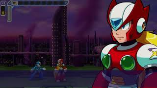 Megaman Maverick Hunter X Full Game Hard Mode with X