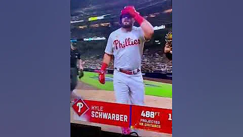 Phillies Kyle Scwarber 488 Foot Homerun!! #shorts