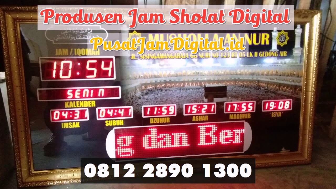  Harga  Jam Sholat 5 Waktu di  Cianjur  WA 0812 2890 1300 