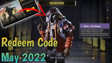May 12 Codm Redeem Code 2022 | Redeem Code Codm | New Redeem Code Codm 2022 | Codm Codes 2022