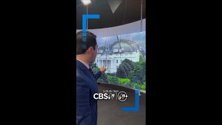 Construction underway to build temporary structure at the White House for UFC fight