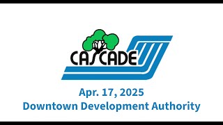 April 17, 2025 | Downtown Development Authority