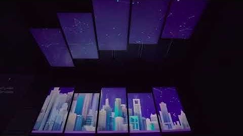 Kinetic Wall Experience  Interactive Dynamic Information Tunnel