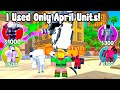 I used only april units and defeat solo nightmare in toilet tower defense roblox