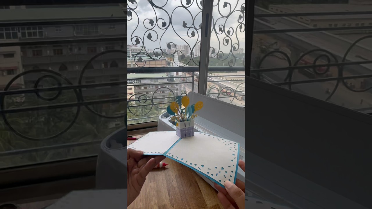 Birthday Pop up Card | Cricut Maker 3 | Happy Birthday #cricutindia #cricutmaker #cricut