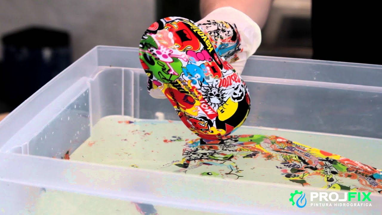 Como fazer Water Transfer Printing (WTP) Formatos de Trabalho YouTube