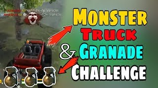 Only Grenade & Monster Truck Challenge || Garena Free Fire || Desi Gamers