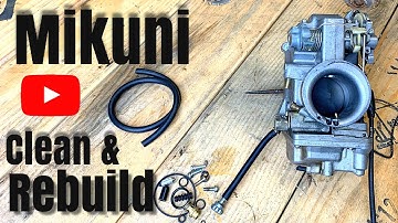 HSR 42mm Mikuni carburetor How to clean and rebuild EASY!! Harley FXR carb