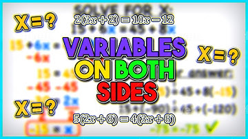 4 Very Helpful Tips for Solving Equations with Variables on both sides. || Algebra-1 with Mr. Peters