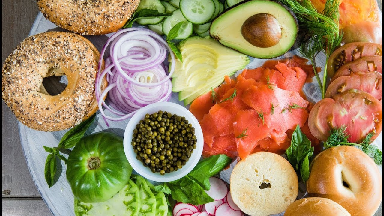 Smoked Salmon Bagel Bar YouTube