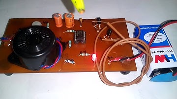 Intruder Touch Alarm DIY Circuit - Demo Video