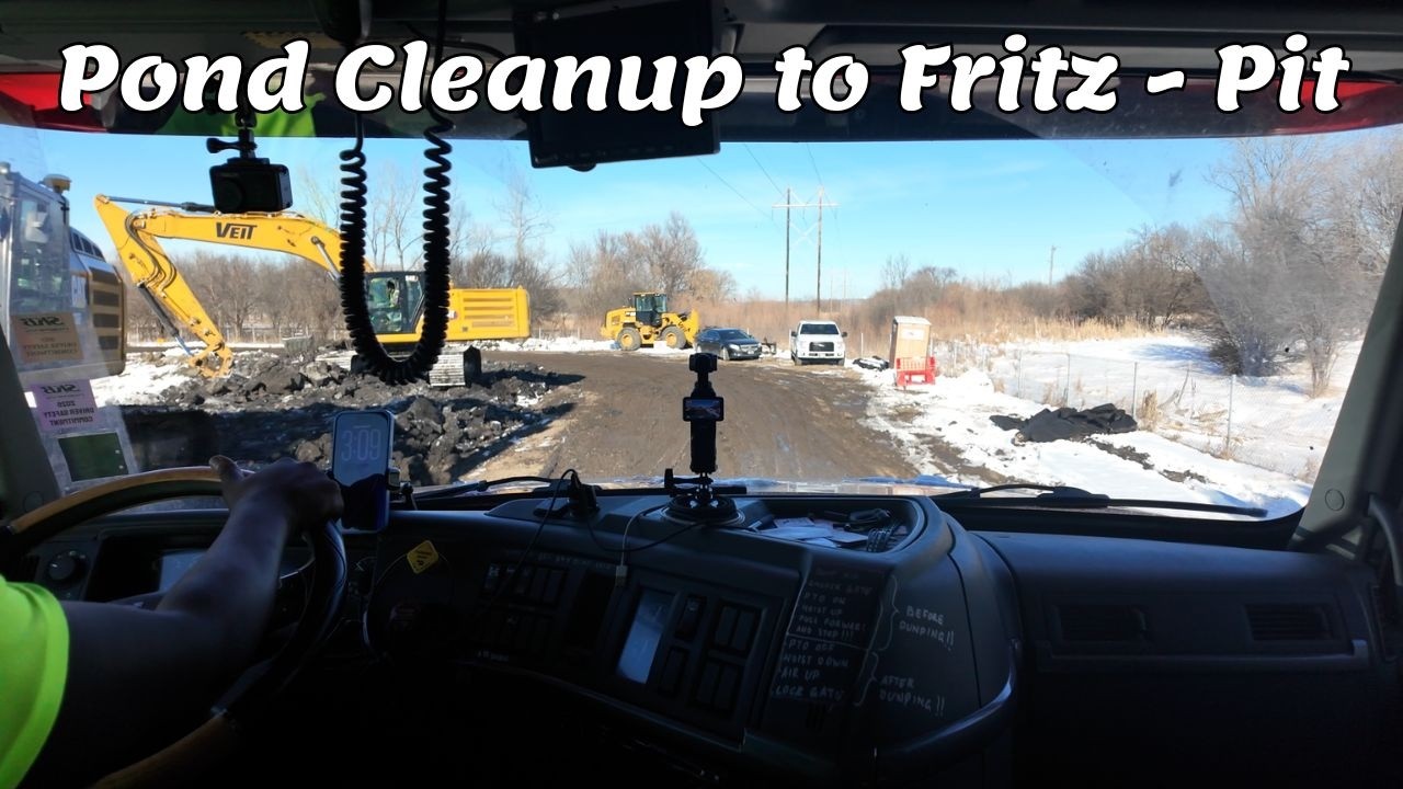 Dump Truck Vlog: Pond Cleanup Haul | Eagan to Burnsville