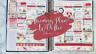Plan With Me | February 8 - 14 | Memory Planning | Moon Prism Planner