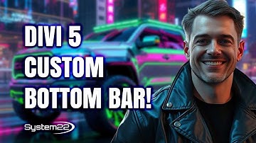 Divi 5 Create a Responsive 3 Column Bottom Bar with Dynamic Content