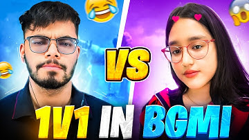 A Girl eSports Player Challenged Me For 1vs1 in BGMI