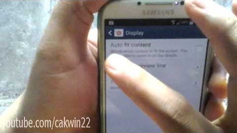 Samsung Galaxy S4: How to Enable or Disable Email Auto Fit Content