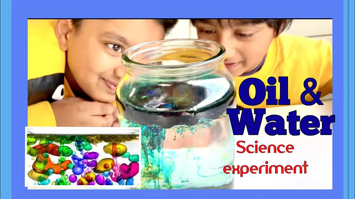 Oil & Water Science Experiment for kids | kids Educational video