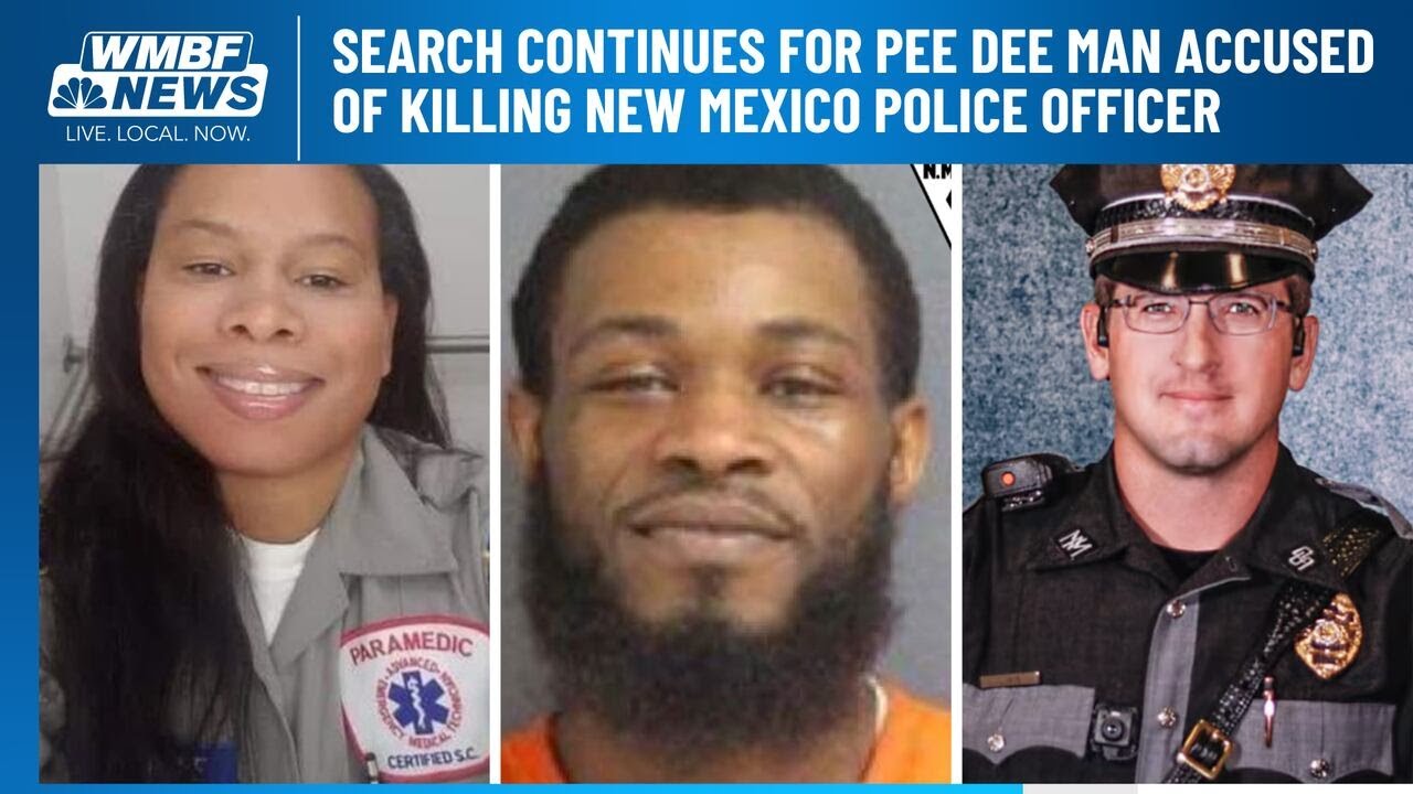 Search continues for man accused of killing New Mexico police officer ...