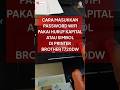 Cara Ketik Pass Wifi Pakai Huruf Kapital di Brother T720DW #shorts #shortsviral #tutorial