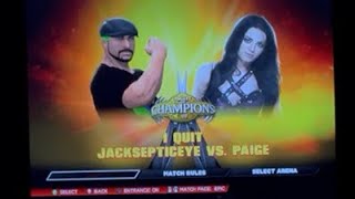 Jacksepticeye Vs Paige (WWE2k14 Xbox 360 I Quit Match)