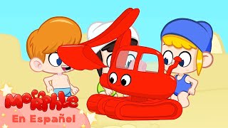 Morphle en Español  Mi Excavadora Rojo | Caricaturas para Niños