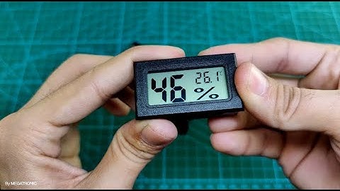 HTFY12-D102 | LCD Thermometer Hygrometer Embedded Humidity Sensor Digital Professional Temperature