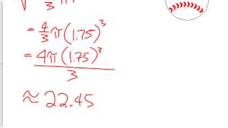 13-3 Volume of Sphere