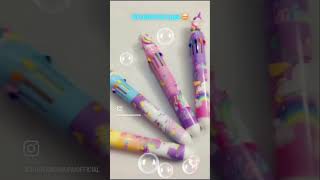 Add a little magic to your kid’s day 💫 Unicorn multi coloured pen #giftforkids #unicorntheme #pen
