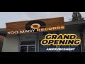 Too Many Records: The Store GRAND OPENING ANNOUNCEMENT!