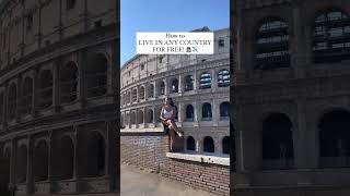 How to LIVE IN ANY COUNTRY FOR FREE!!! 👩🏽💻✈️