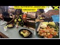 Team enjoying real authentic jamaican breakfast