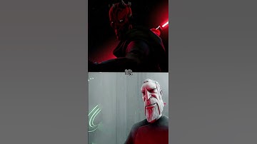 COUNT DOOKU VS DARTH MAUL#starwars #darthmaul #countdooku #darthmaulvscountdooku #sith #shorts #vs