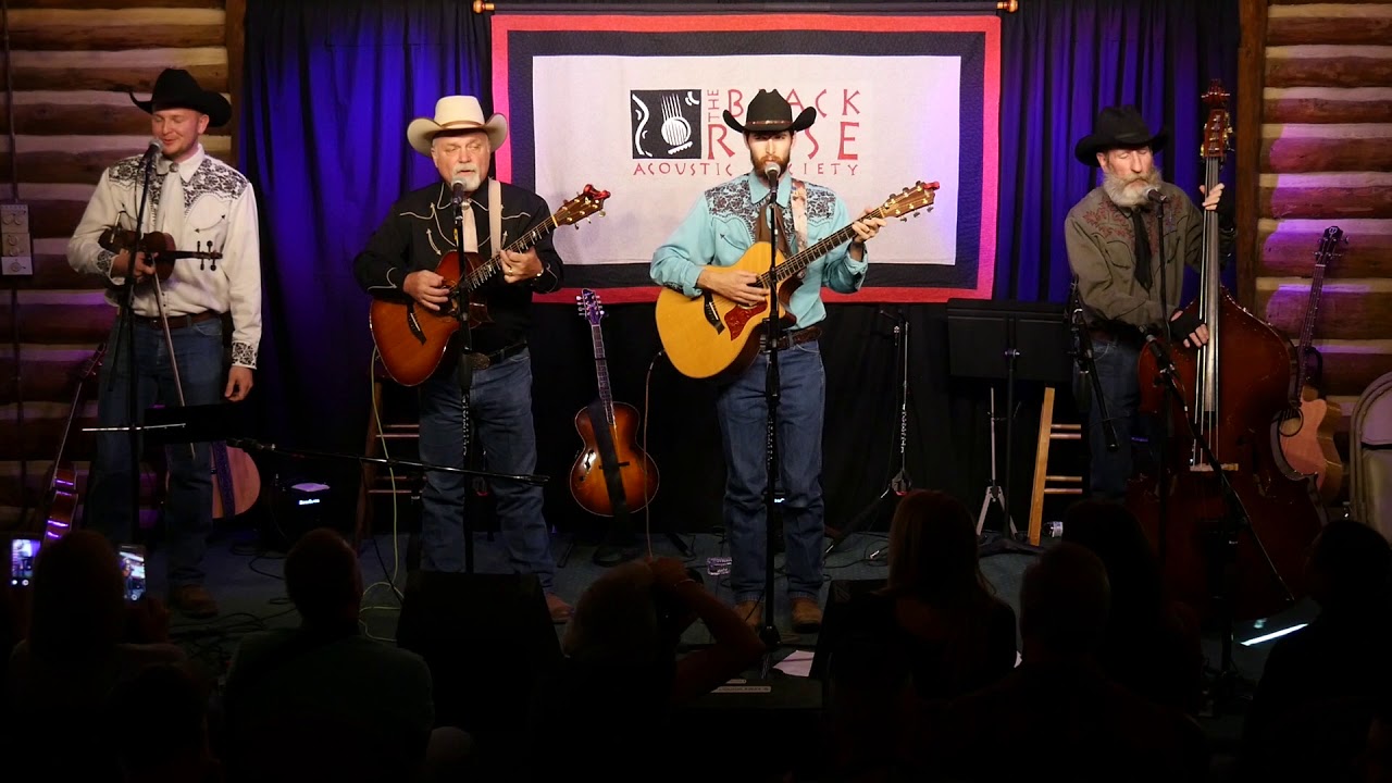 Flying W Wranglers perform “Ghost Riders/Navajo Trail Medley” at The Black Rose Acoustic Society