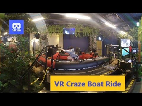 3D 180VR 4K Amazing VR Craze Boat Ride Virtual Reality Amusement Theme ...