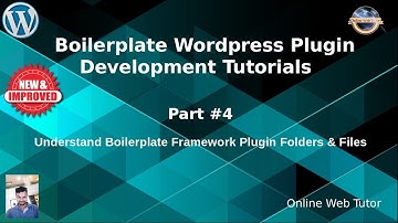 Boilerplate Wordpress Plugin Development Tutorials #4  Understand About Folders/Files of Plugin