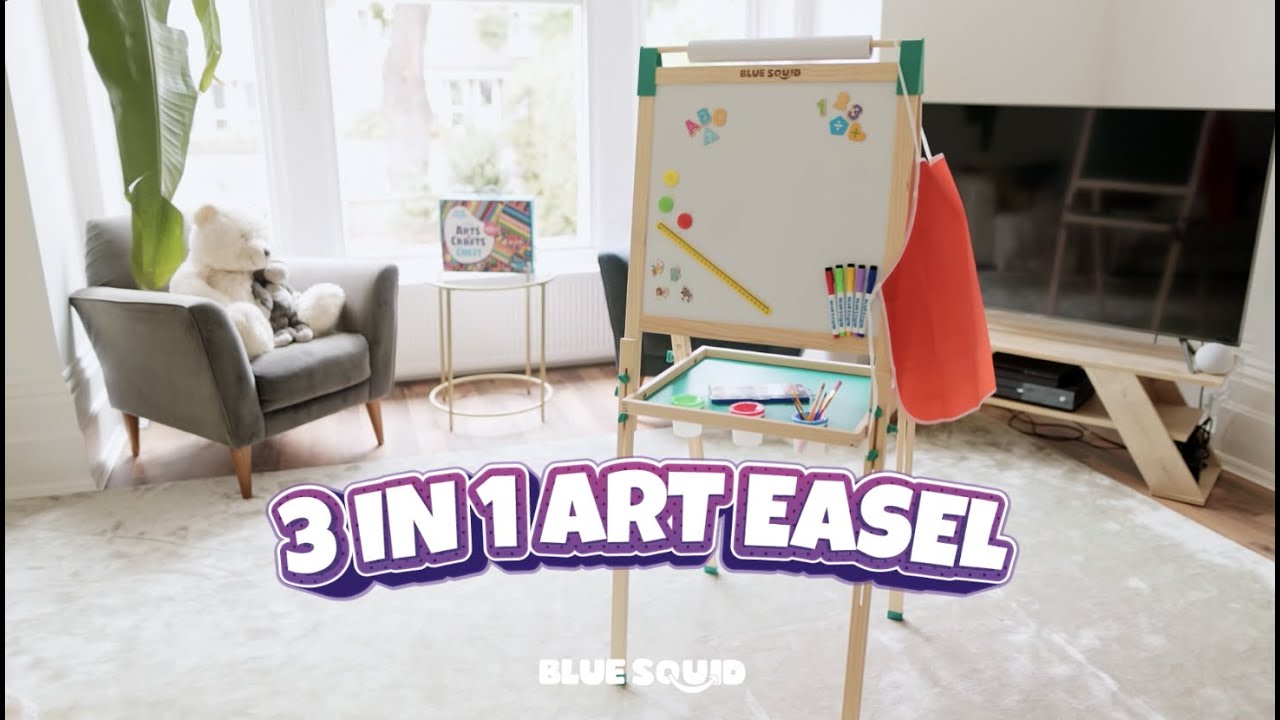 Art Easel for Kids – BLUE SQUID USA