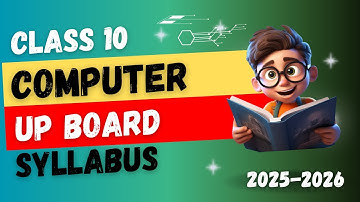 CLASS 10 Computer Syllabus (2025-2026) | UP Board English Medium  #class10