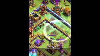 ROYAL CHAMPION + 11x INVISIBILITY SPELLS. WOW!!! BEST #th16  Attack Strategy |#clashofclans #shorts