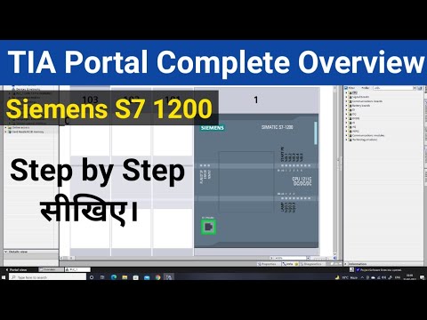 Siemens TIA Portal Complete Software Overview in Hindi |Siemens PLC Programming| @Learn EEE