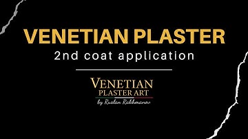 How to apply Venetian Plaster - second coat application