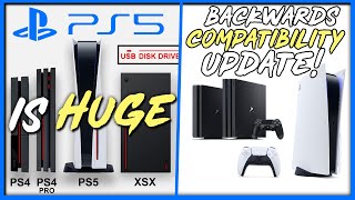 PS5 Console is Physically HUGE + PS5 Backwards Compatibility Update