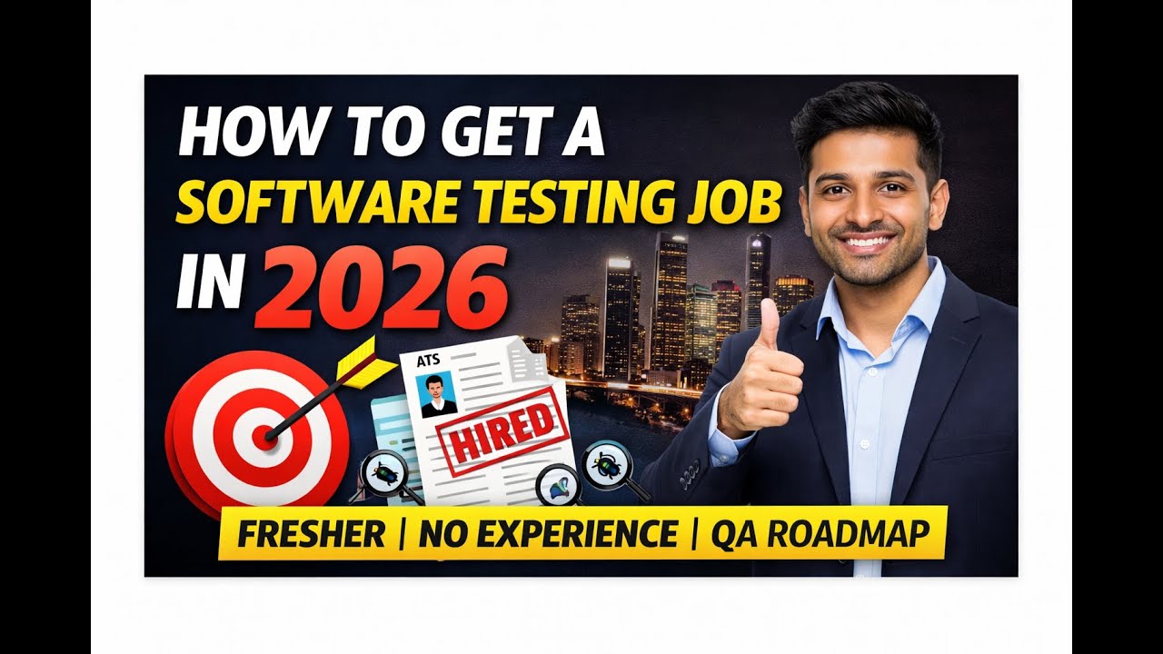 How to Get a Software Testing Job in 2026 | Fresher | No Experience ...