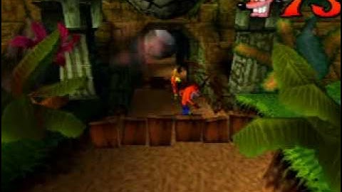 Crash bandicoot PS1 Boulder dash Level 15