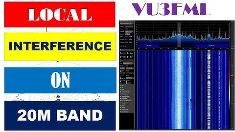 Local interference on 20m ham radio band!