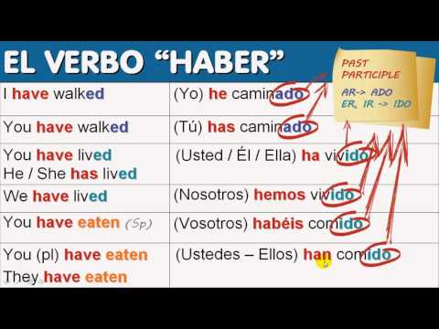 &rsquo;Haber&rsquo; As an Auxiliary Verb: It&rsquo;s Perfect! [1/8]