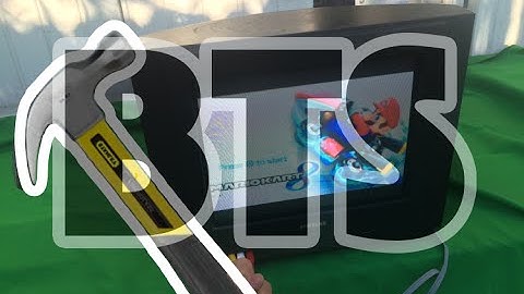 Bored Smashing - CRT TV! (Bloopers and Extras)