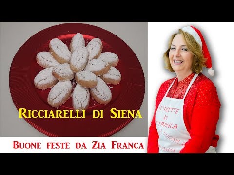RICCIARELLI 😍 typical Italian dessert 🥰 Le ricette di zia Franca