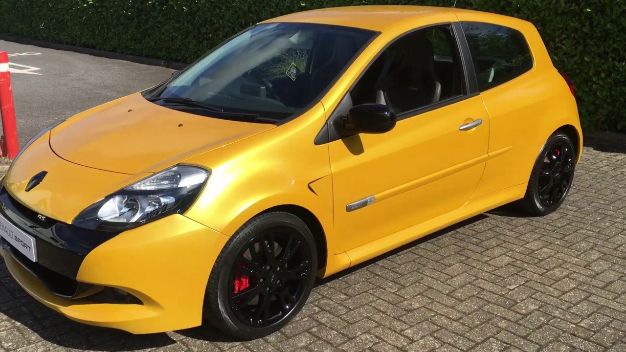 2012 '62' Liquid Yellow Renaultsport Clio 200 Walk Around Oakwood Car