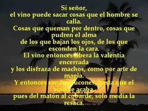 Poema El vino - en la voz de Alberto Cortz