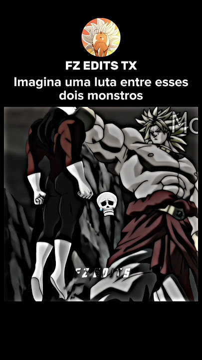 IMAGINA UMA LUTA ENTRE ESSES DOIS MONSTROS 💀🔥 #dbz #broly #jiren #viral